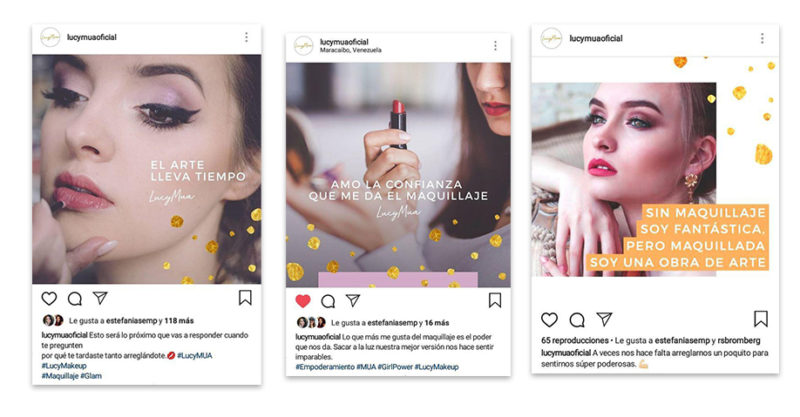 Gestión de Redes Sociales Lucy MUA