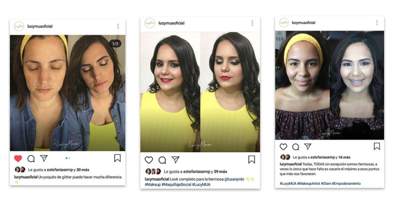 Gestión de Redes Sociales Lucy MUA