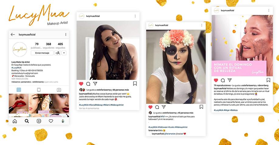 Gestión de Redes Sociales Lucy MUA