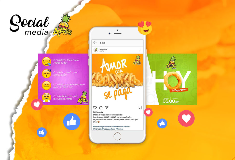 Gestión de Redes Sociales Ananás Burger